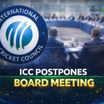 ICC headquarters and governance meeting discussion regarding postponed Doha board meetings