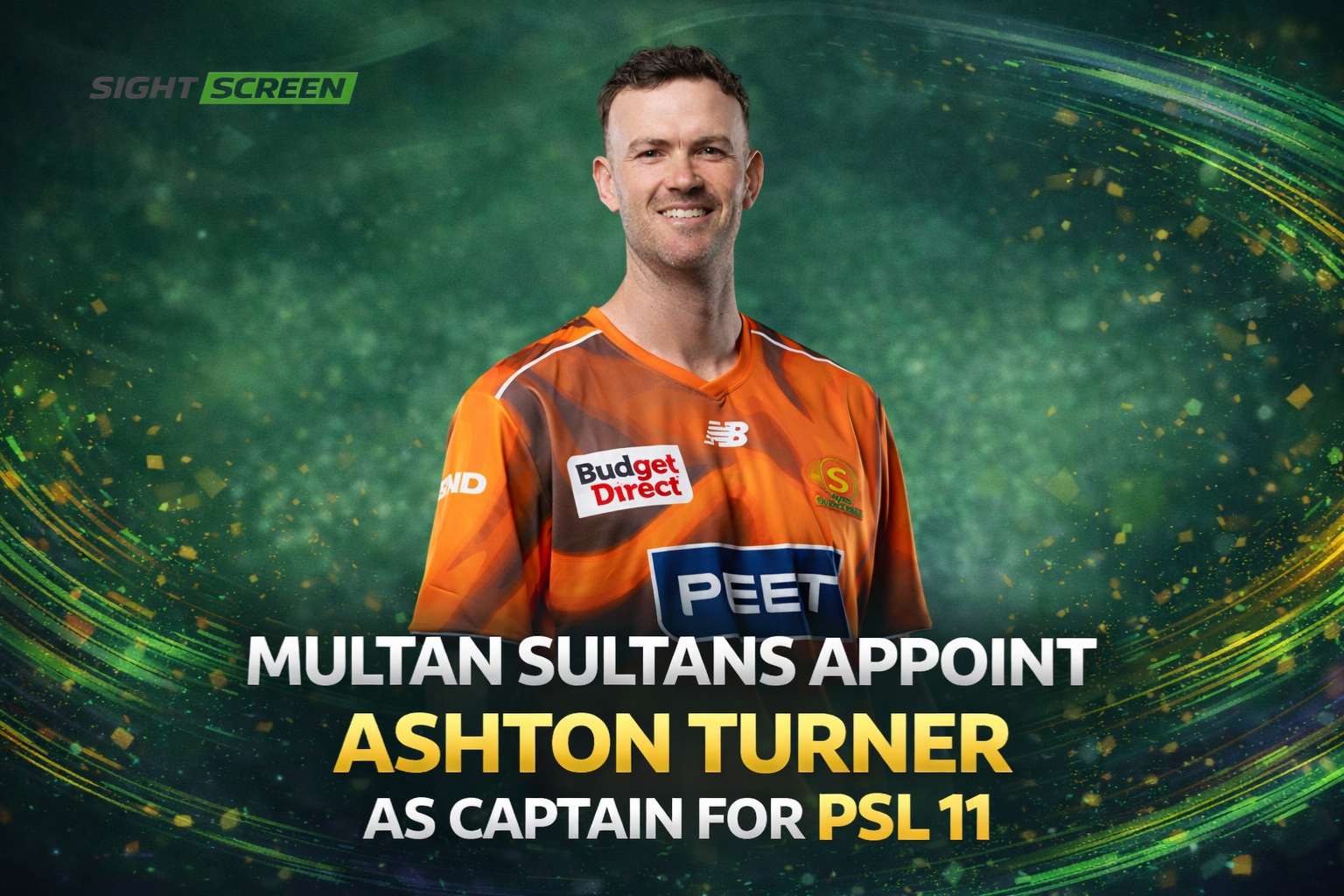 Ashton Turner announced as Multan Sultans captain for PSL 11