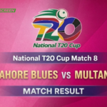Arafat Minhas all round performance Multan vs Lahore Blues National T20 Cup