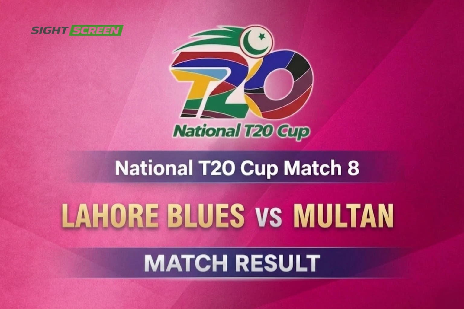 Arafat Minhas all round performance Multan vs Lahore Blues National T20 Cup