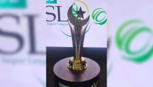 PSL Infinity trophy unveiled at National Bank Stadium for Pakistan Super League 11