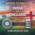 Where to watch India vs England ICC T20 World Cup 2026 semi final broadcast and streaming details