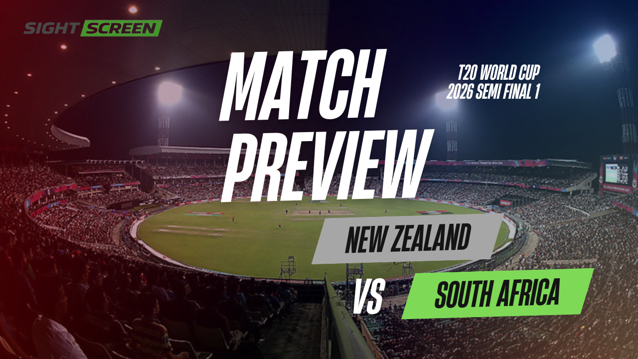 South Africa vs New Zealand T20 World Cup 2026 Semi Final graphic