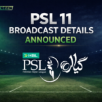 Full list of global broadcasters and streaming platforms for PSL 11 coverage.