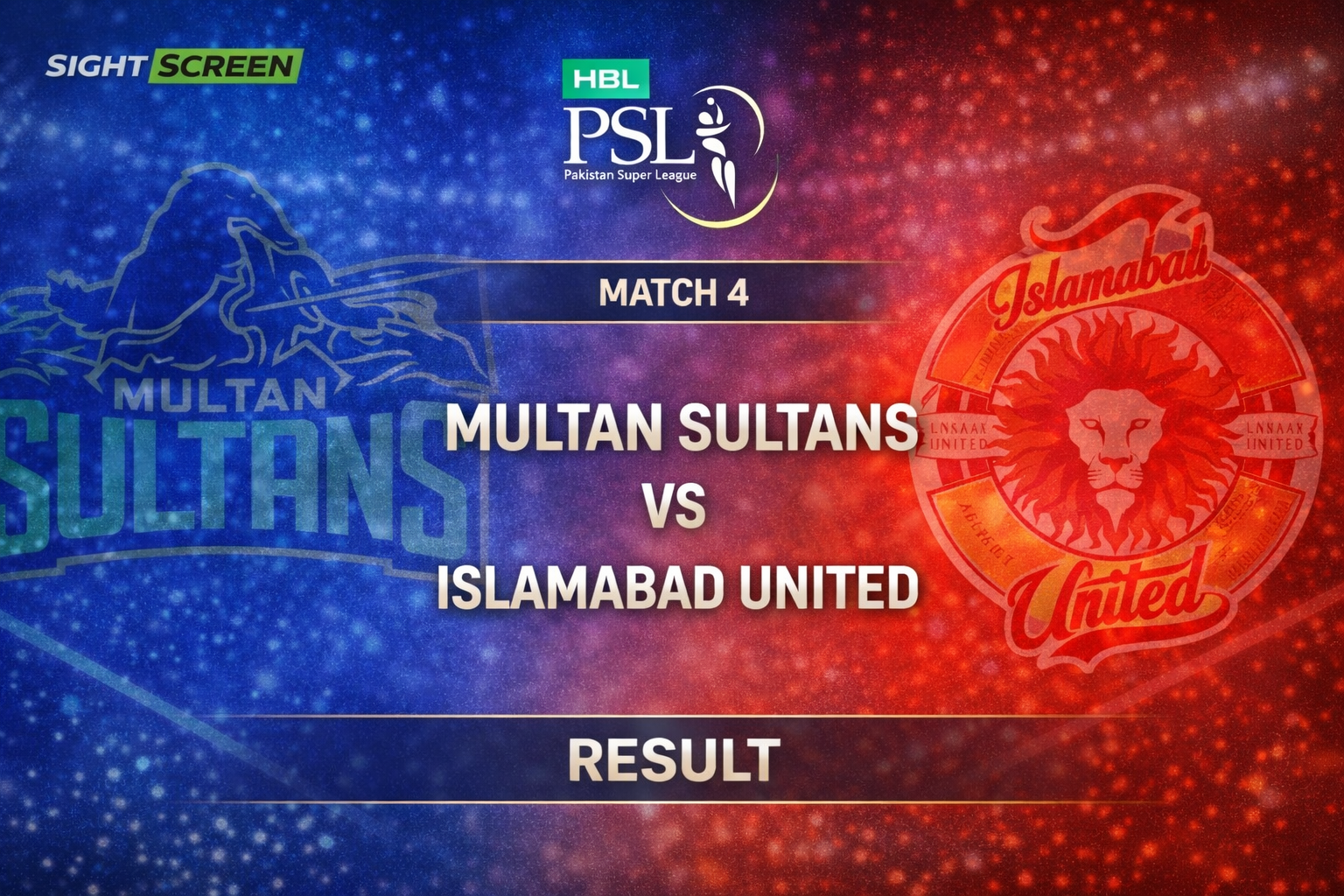 Multan Sultans beat Islamabad United PSL 11 match result
