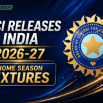 India 2026-27 home season fixtures schedule across multiple cities