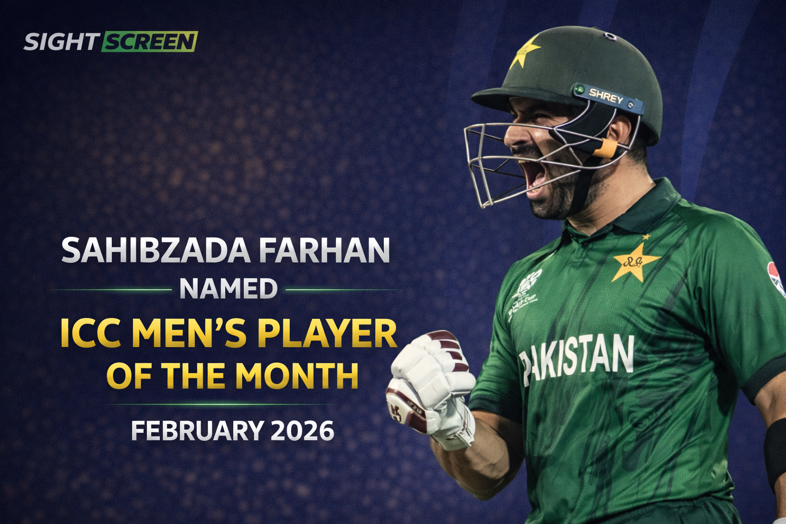 Sahibzada Farhan during T20 World Cup 2026 performance