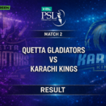 Karachi Kings vs Quetta Gladiators PSL 11 match result summary