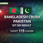 Bangladesh vs Pakistan 1st ODI Mirpur