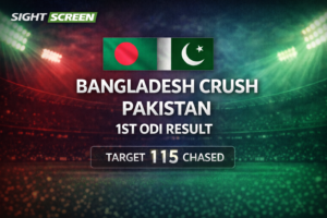 Bangladesh vs Pakistan 1st ODI Mirpur