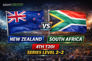 Connor Esterhuizen batting during South Africa vs New Zealand T20I