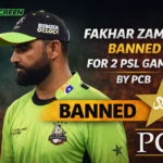 Fakhar Zaman suspended for ball tampering offence in PSL 11
