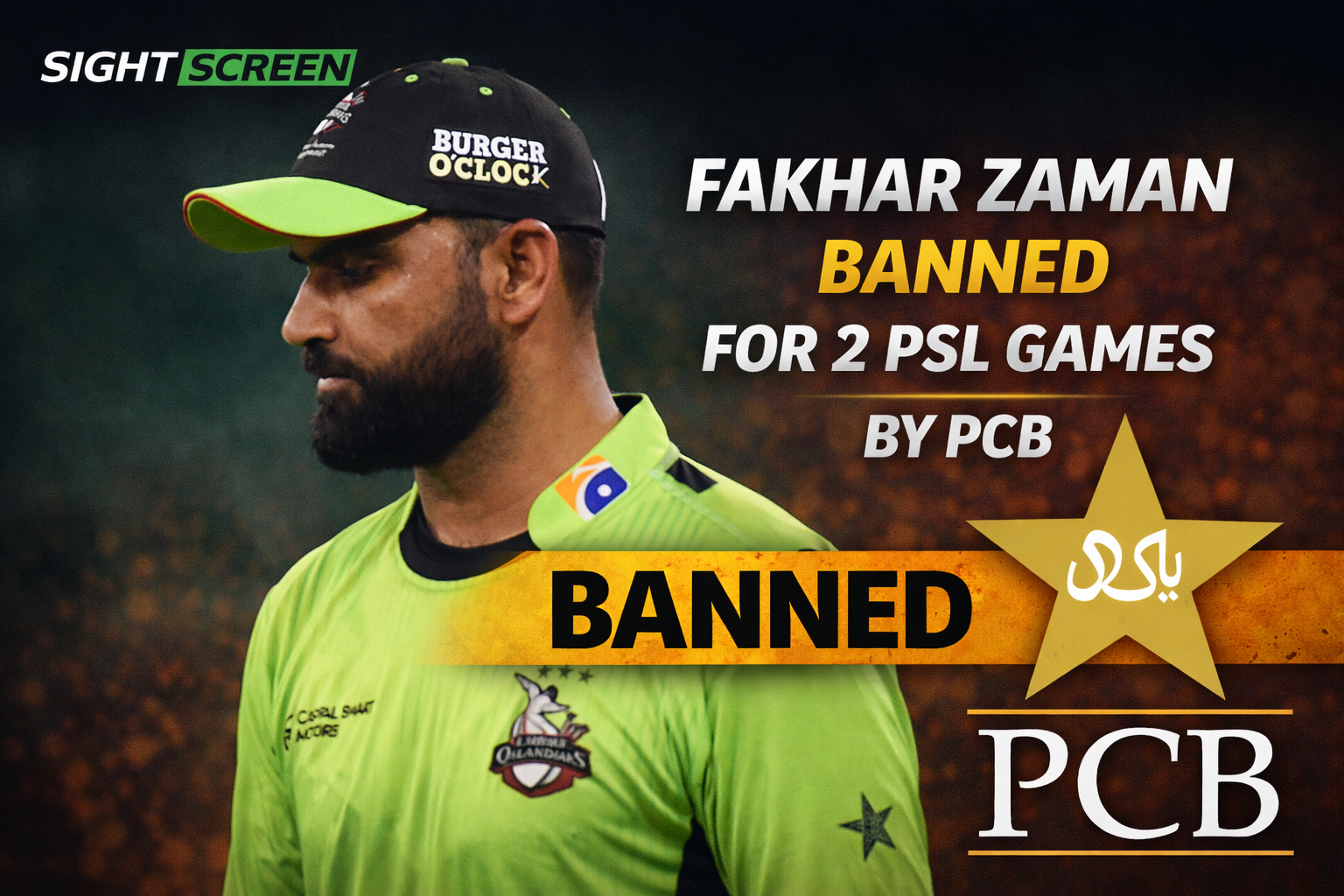 Fakhar Zaman suspended for ball tampering offence in PSL 11
