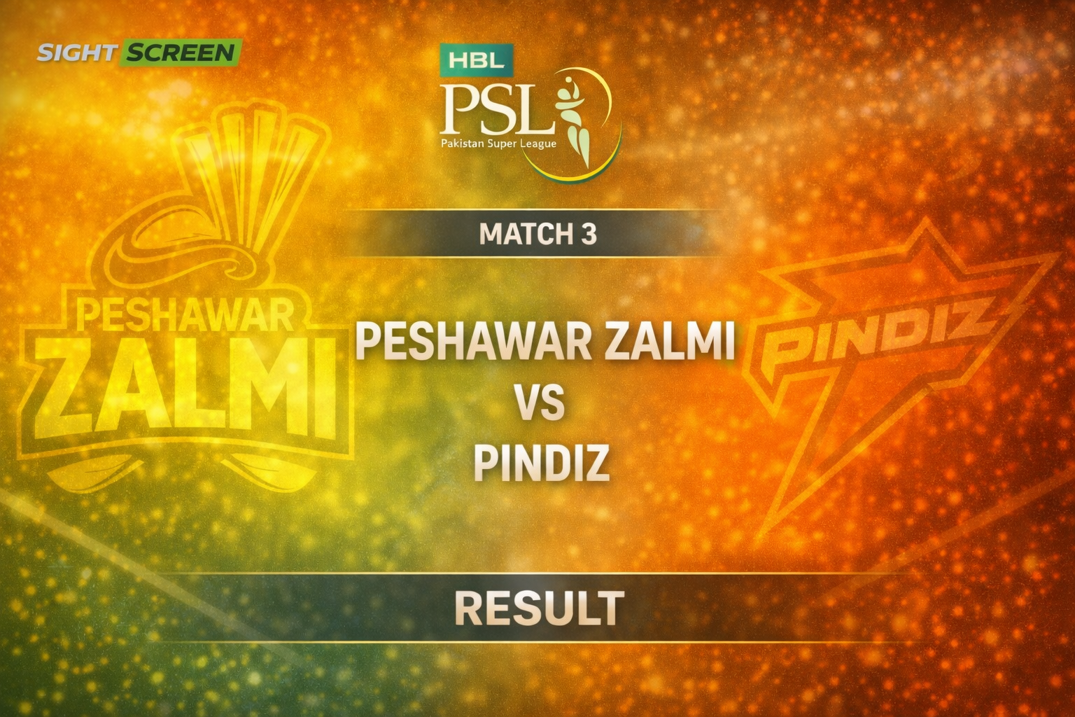 Peshawar Zalmi vs RawalPindiz PSL 11 match result summary