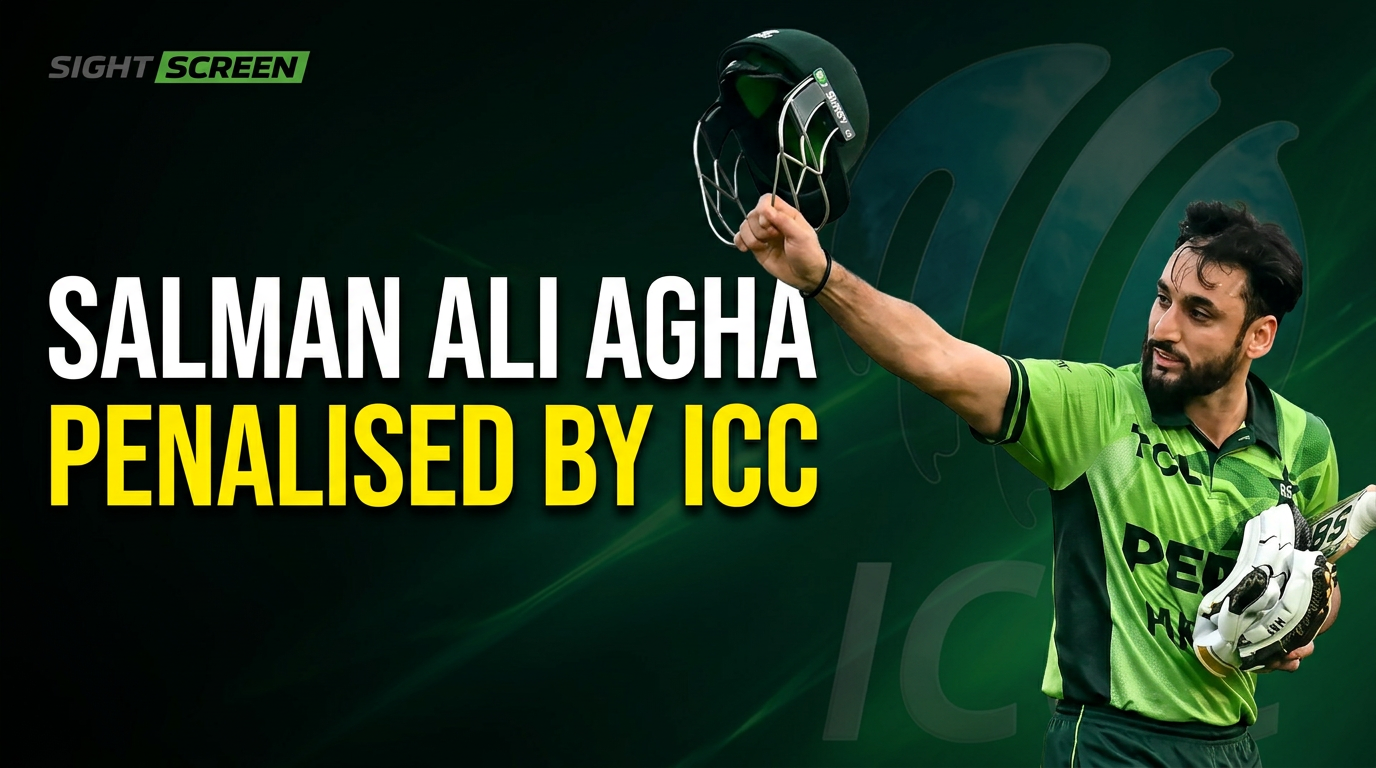 Salman Ali Agha ICC reprimand Pakistan