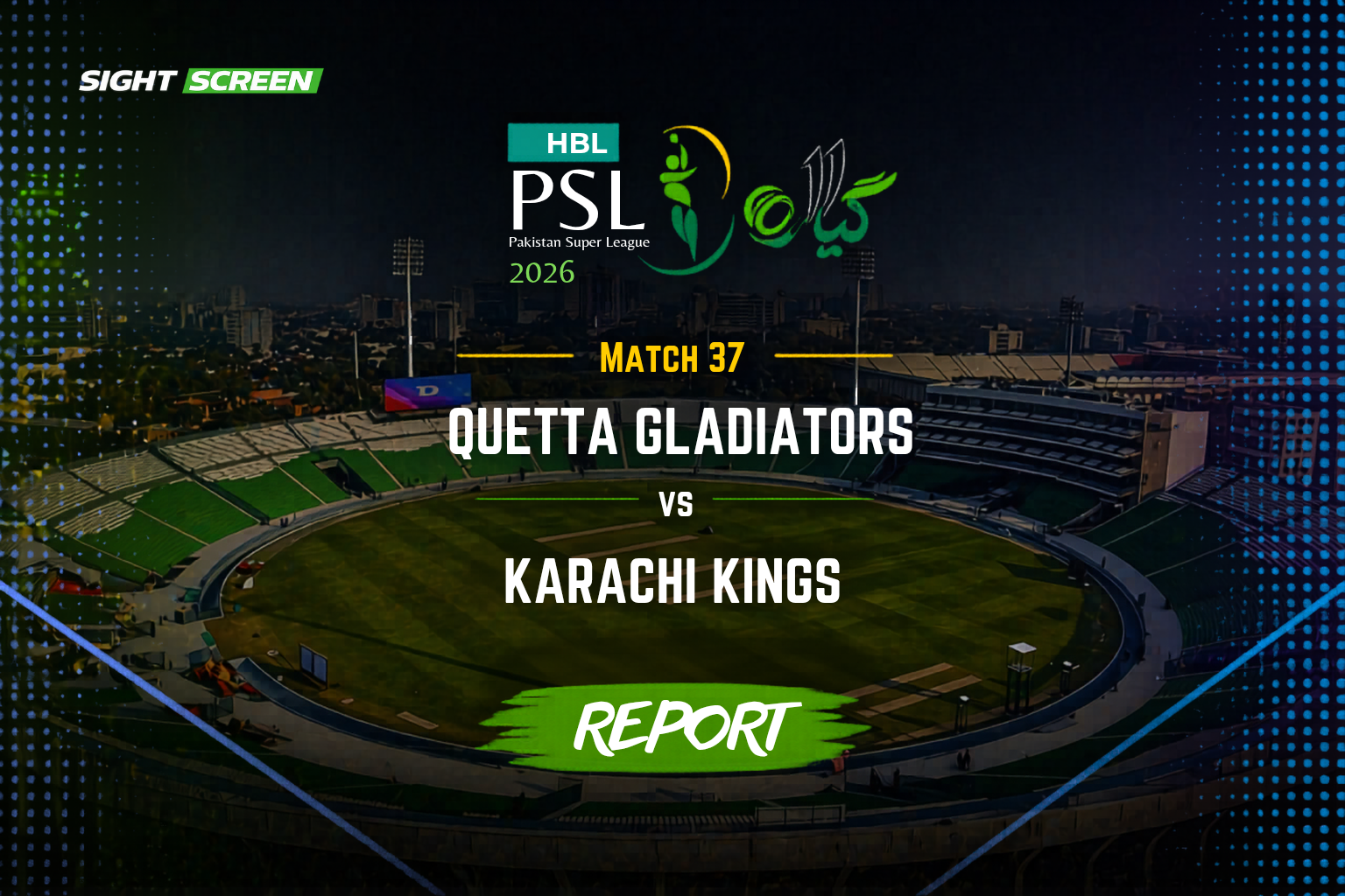 David Warner and Reeza Hendricks during Karachi Kings chase vs Quetta Gladiators