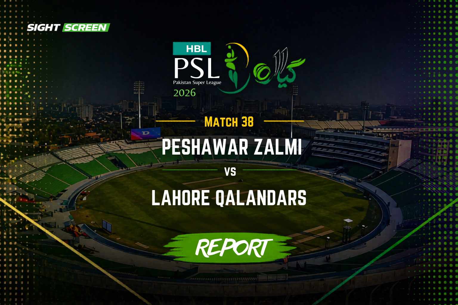 Fakhar Zaman batting during Lahore Qalandars chase against Peshawar Zalmi PSL 11