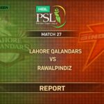 Fakhar Zaman batting during Qalandars vs Rawalpindiz PSL 2026 match