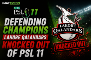 Hyderabad Kingsmen players celebrate playoff qualification in PSL 11