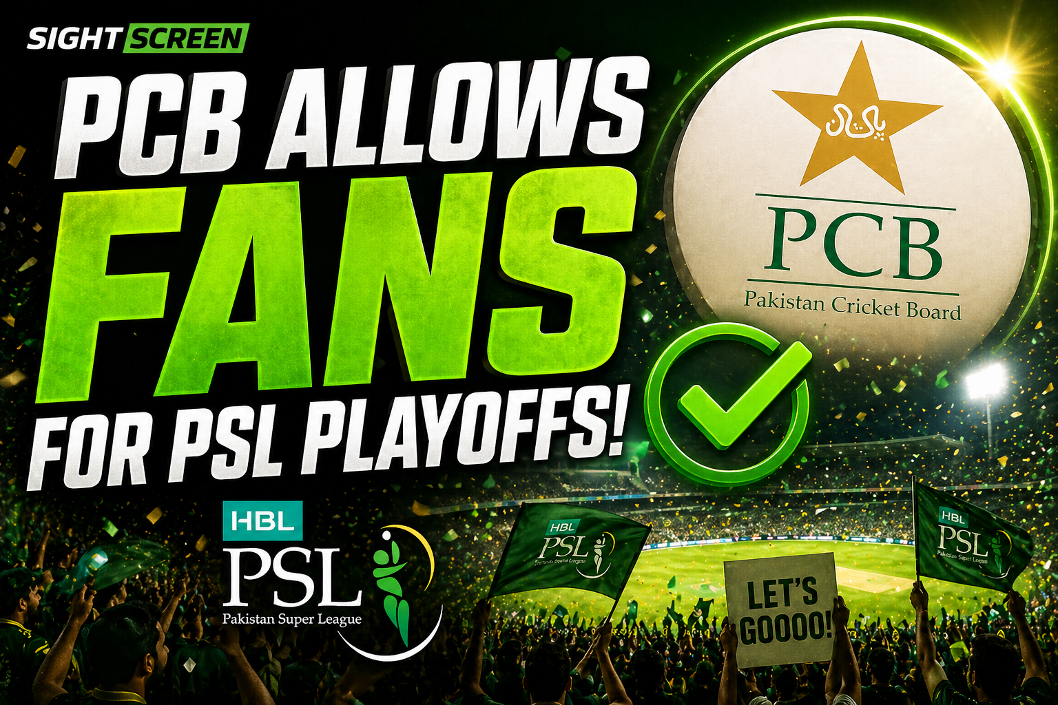 Fans allowed in stadium during PSL 11 playoffs after government approval