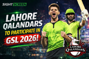 Lahore Qalandars team celebrating during a match