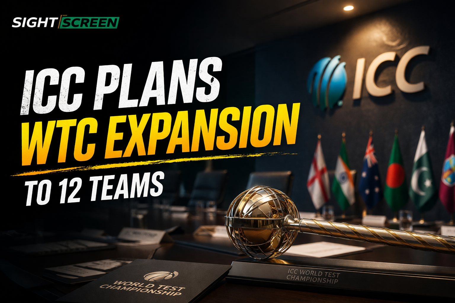 ICC plans expansion of World Test Championship to 12 teams