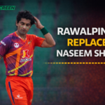 Naseem Shah during a PSL match before injury setback