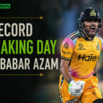 Babar Azam celebrates century during PSL 11 Qualifier in Karachi