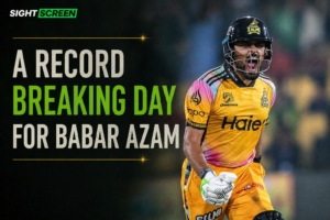 Babar Azam celebrates century during PSL 11 Qualifier in Karachi