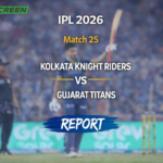 Shubman Gill batting during Gujarat Titans vs KKR IPL 2026 match
