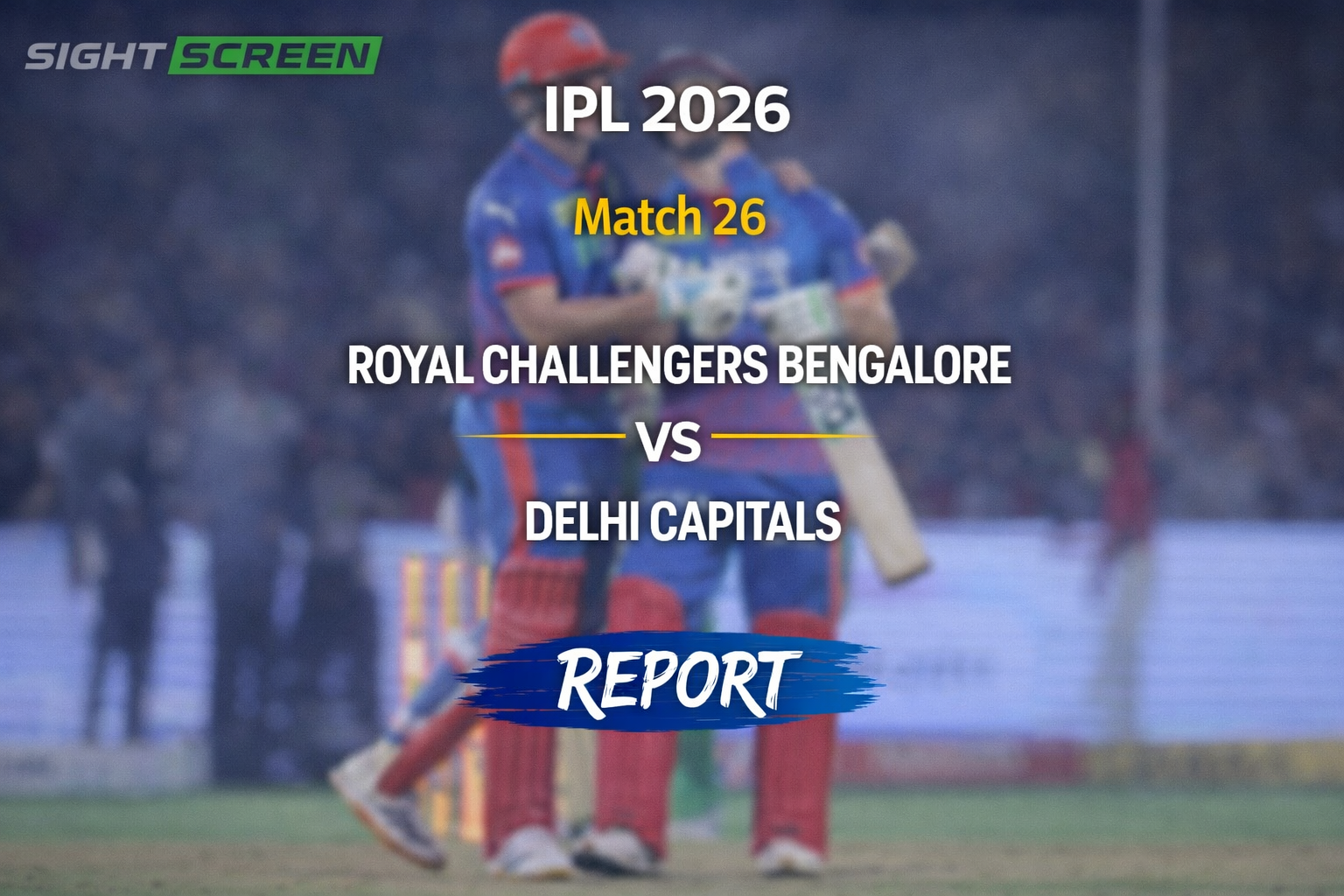 David Miller finishes match for Delhi Capitals vs RCB IPL 2026