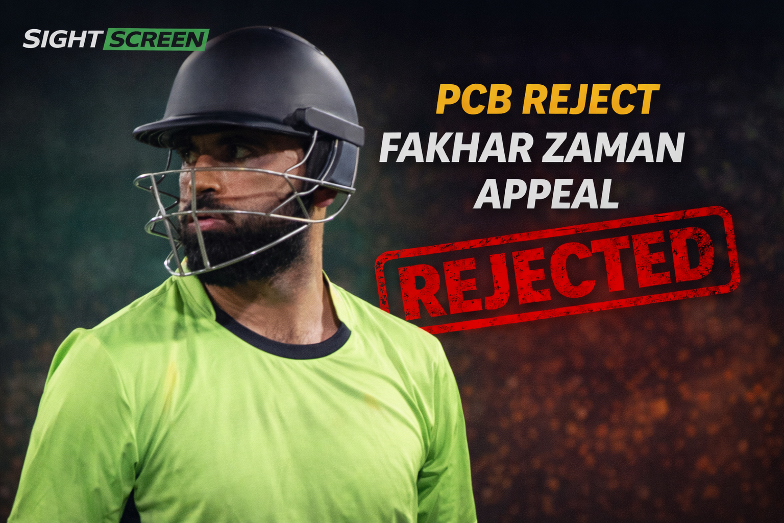 Fakhar Zaman reacts after PSL ban appeal rejected