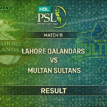 Mohammad Naeem batting for Lahore Qalandars in PSL match
