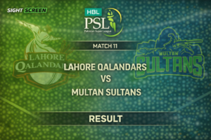 Mohammad Naeem batting for Lahore Qalandars in PSL match