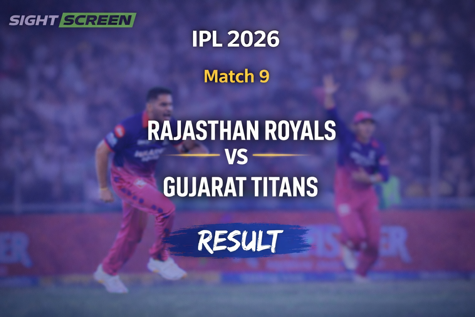 Ravi Bishnoi celebrating a wicket for Rajasthan Royals in IPL 2026