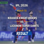 Mukul Choudhary playing a powerful shot during his match-winning innings