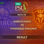 Hyderabad Kingsmen players celebrate first PSL 11 victory