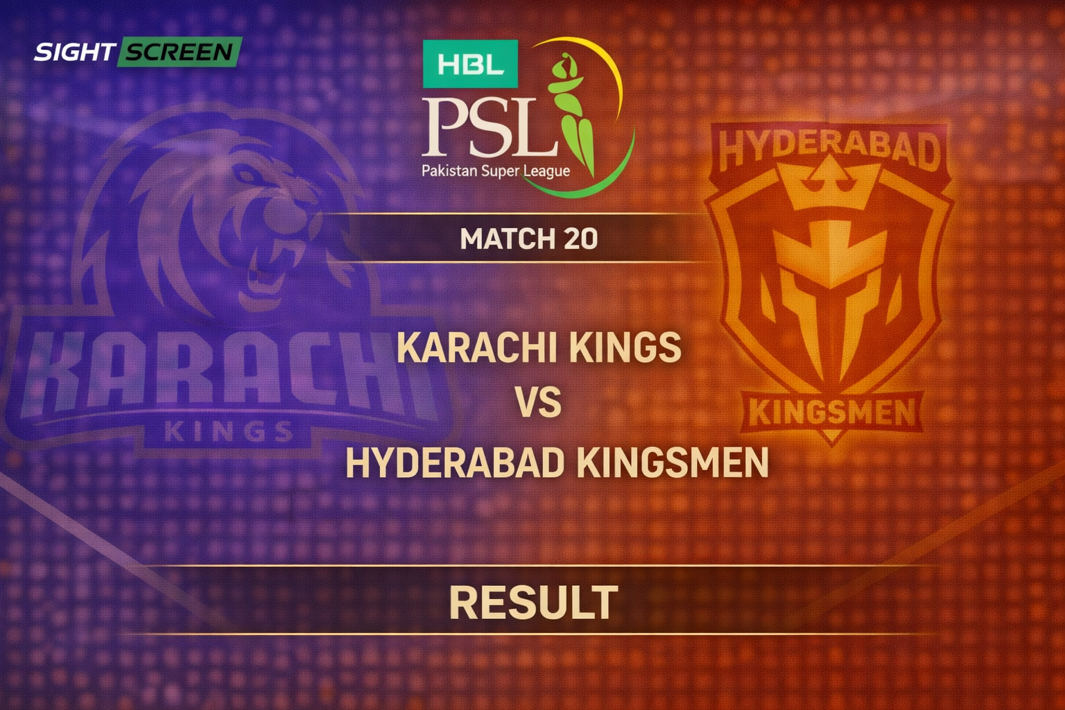 Hyderabad Kingsmen players celebrate first PSL 11 victory