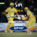Sanju Samson batting during CSK innings against Delhi Capitals