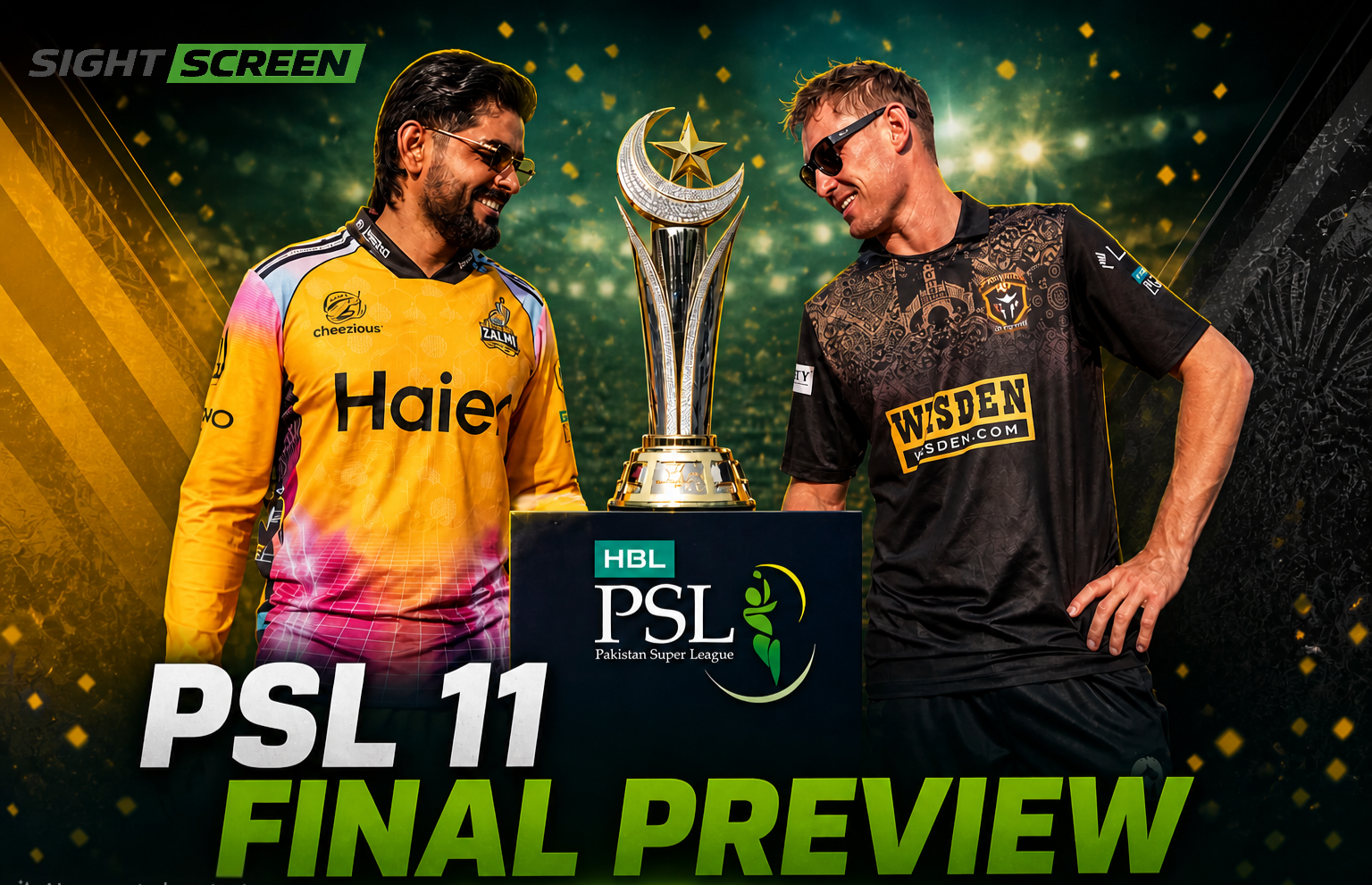 Babar Azam and Marnus Labuschagne ahead of PSL 11 final clash