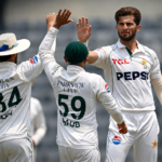 Najmul Hossain Shanto bats during Bangladesh's second innings against Pakistan in Mirpur